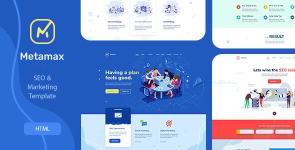 MetaMax v1.0 - SEO and Marketing HTML Template