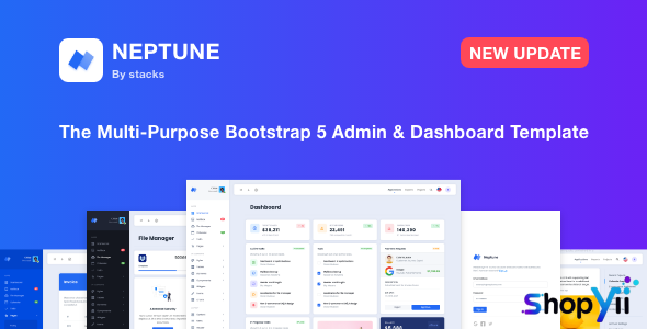 Neptune v1.2 - Multi-Purpose Bootstrap 5 Admin Dashboard Template