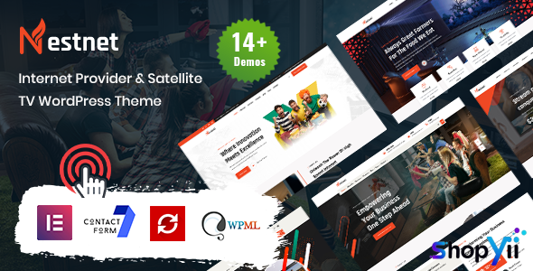 Nestnet v1.0.0 - Internet Provider & Satellite TV WordPress Theme