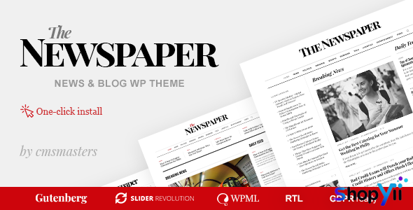 The Newspaper v1.1.4 - News Magazine Editorial WordPress Theme