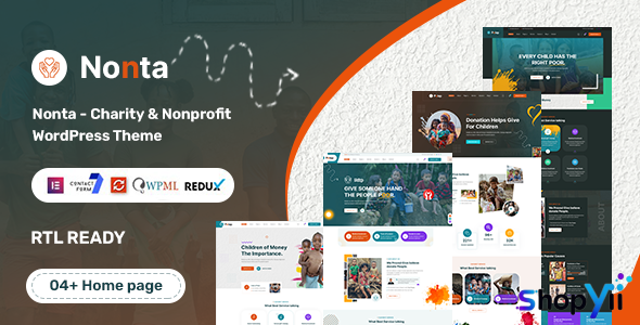 Nonta v1.0.1 - Nonprofit & Charity WordPress Theme