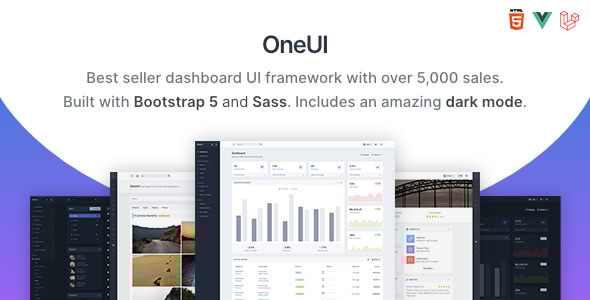 OneUI v4.6 - Bootstrap 4 Admin Dashboard Template & Laravel 6 Starter Kit