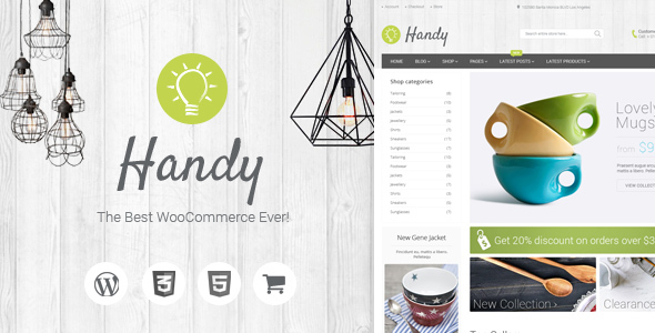 Handy v5.2.0  - Handmade Shop WordPress WooCommerce Theme