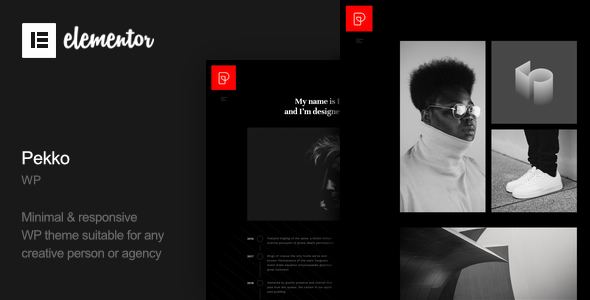 Pekko v1.1 - Minimal Dark WordPress Theme