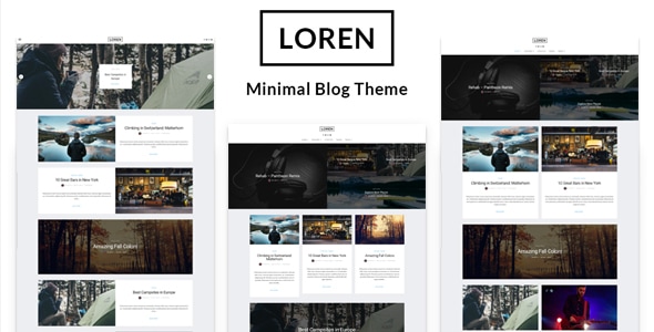 Loren v2.5.5 - Responsive WordPress Blog Theme