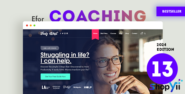 Efor v8.3.6 - Coaching & Online Courses WordPress Theme