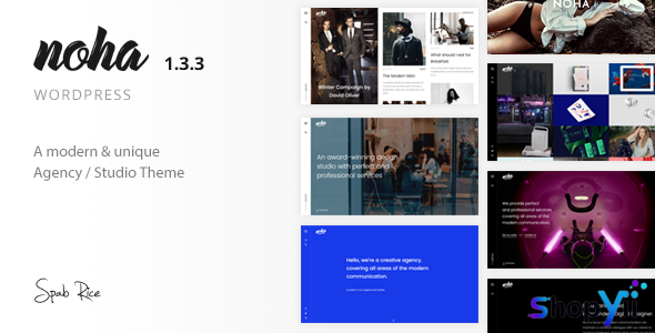 Noha v1.3.3 - A modern Agency WordPress Theme for Creatives