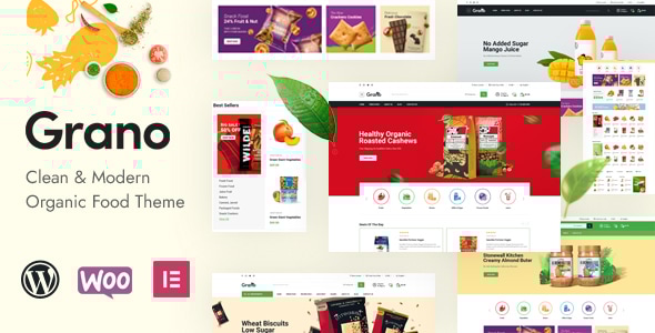 Grano v1.0 - Organic & Food WordPress Theme