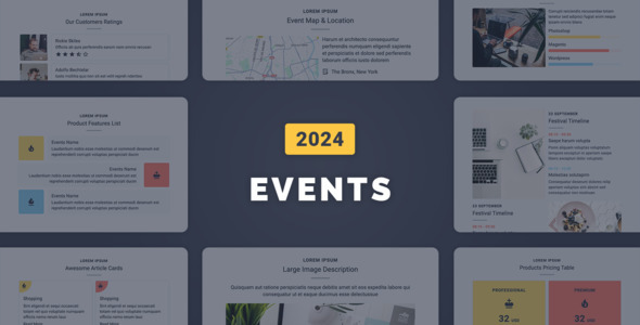 Events v1.0 - Responsive Multipurpose Email Template