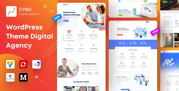 Cynic v1.13 - Digital Agency WordPress Theme