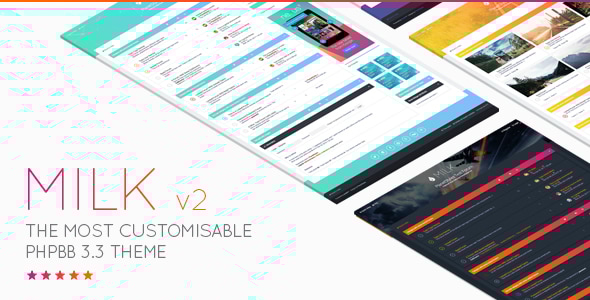 Milk v2.1.13 - Multipurpose Responsive phpBB 3.3 Theme