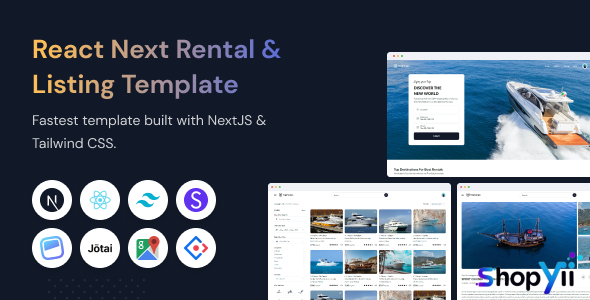 TripFinder v5.0.0 - React Next Rental & Listing Template