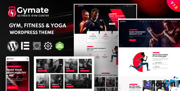 Gymat v1.7.0 - Fitness and Gym WordPress Theme