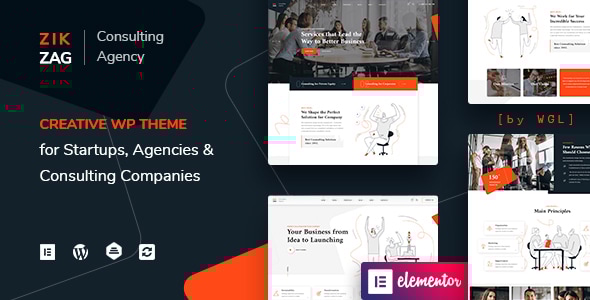 ZikZag v1.0 - Consulting & Agency WordPress Theme