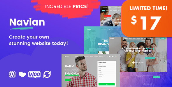 Navian v1.3.9 - Multi-Purpose Responsive WordPress Theme