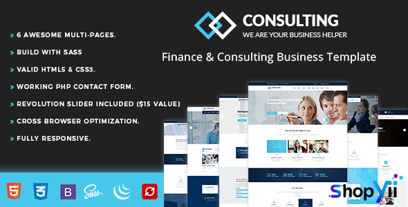 Consulting - Finance HTML Template