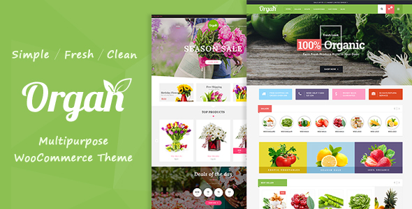 Organ v2.0 - Organic Store & Flower Shop WooCommerce Theme