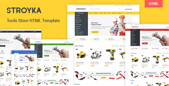 Stroyka v1.14.0 - Tools Store HTML Template