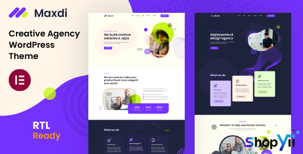 Maxdi v1.0 - Creative Agency WordPress Theme