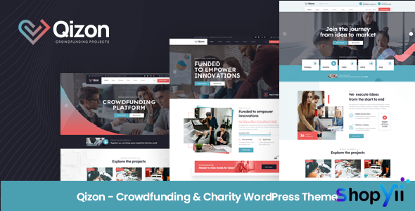 Qizon v1.0.1 - Crowdfunding & Charity WordPress Theme