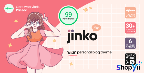 Jinko v1.1.4 - Your Personal Blog Theme