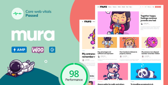 Mura v1.3.5 - WordPress Theme for Content Creators
