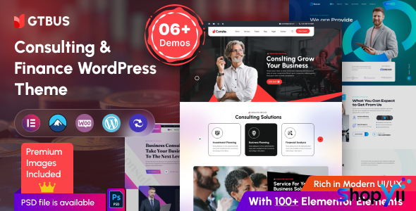 GTBUS v1.0.3 - Consulting & Finance WordPress Theme