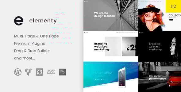 Elementy v1.1 - Multipurpose One & Multi Page WordPress Theme