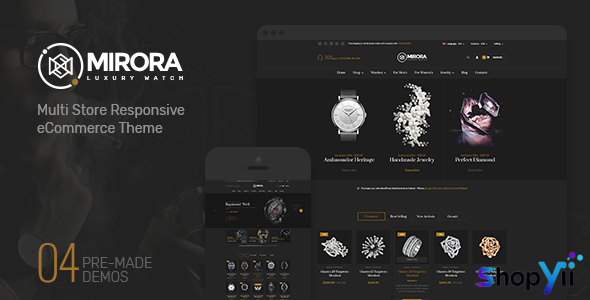 Mirora v1.1.2 - Watch & Luxury Store PrestaShop Theme