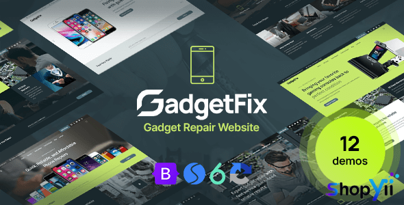 Gadgetfix - Phone and Gadget Repair Service Website Template