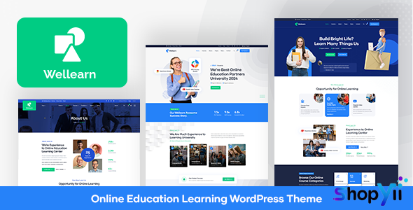 Wellearn v1.0.l - Online Education Learning WordPress Theme