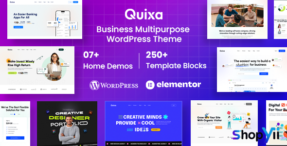 Quixa v1.0 – Creative Business WordPress Theme