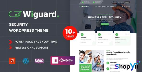 Wiguard v1.1.3 - CCTV & Security WordPress Theme