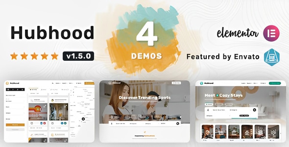 Hubhood v1.4.0.2 - Directory & Listing WordPress Theme