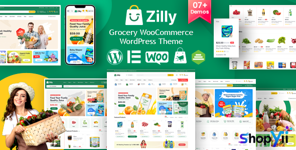 Zilly v2.8 - Grocery Store WooCommerce WordPress Theme