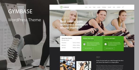 GymBase v13.4 - Responsive Gym Fitness WordPress Theme