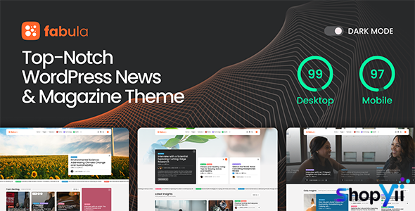 Fabula v1.0.5 - News & Magazine WordPress Theme