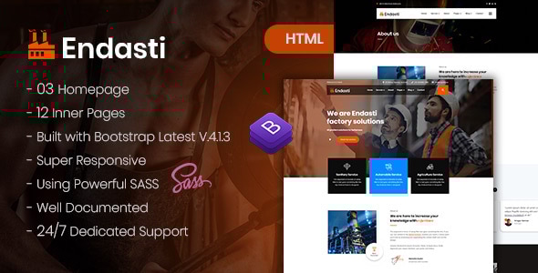 Endasti - Industrial Industry & Factory