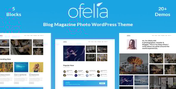 Ofelia v1.4.81 - Travel Personal WordPress Blog Theme