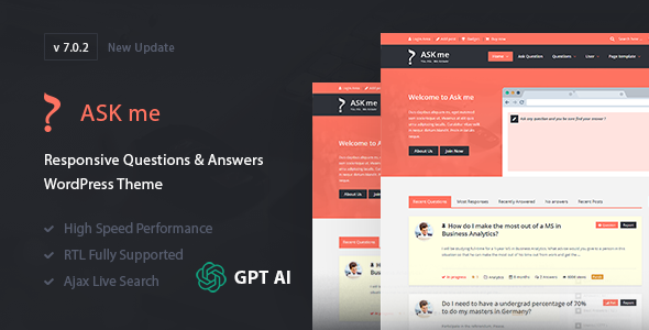 Ask Me v6.3.4 - Responsive Questions & Answers WordPress