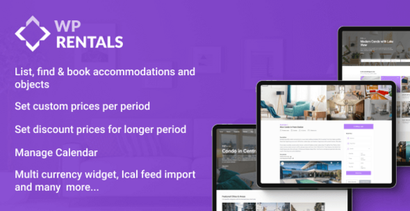 WP Rentals v2.8.4 - Booking Accommodation WordPress Theme
