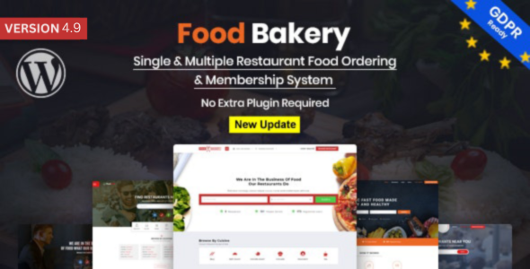 FoodBakery v2.0 - Food Delivery Restaurant Directory WordPress Theme