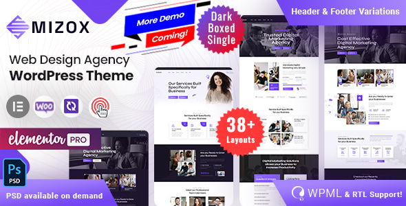 Mizox v1.1 - Web Design Agency