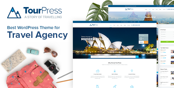 TourPress v1.1.7 - Travel Booking WordPress Theme