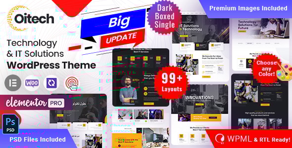 Oitech v2.3 - Technology IT Services WordPress