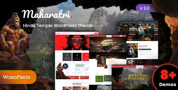Maharatri v1.2 - Hindu Temple WordPress Theme