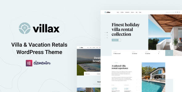 Villax v1.1.9 - Villa & Vacation Rentals WordPress Theme