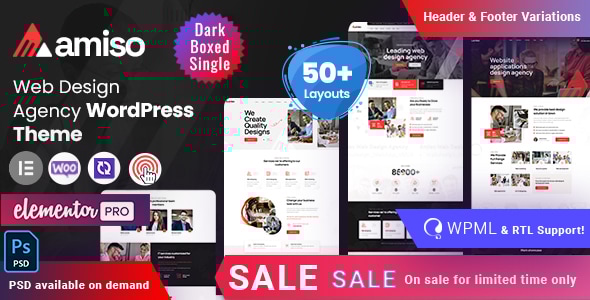 Amiso v2.1 - Web Design Agency