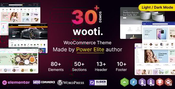 Wooti WP v1.1.4 - Ultimate Multipurpose WordPress WooCommerce Theme