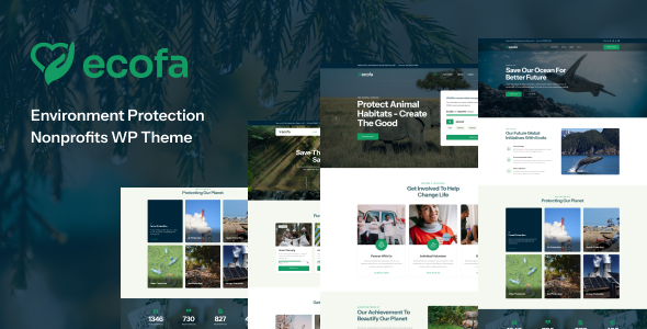 Ecofa v1.0.6 - Environment Protection Nonprofits WordPress Theme